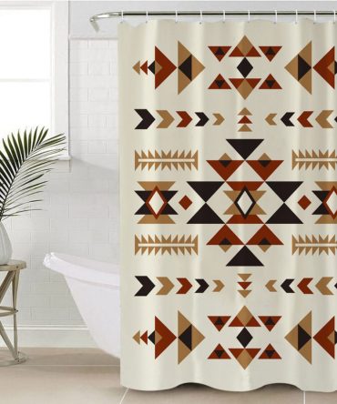 Ethnic Pattern Design Shower Curtain