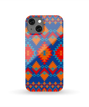 Red & Yellow Geometric Pattern Design Phone Case