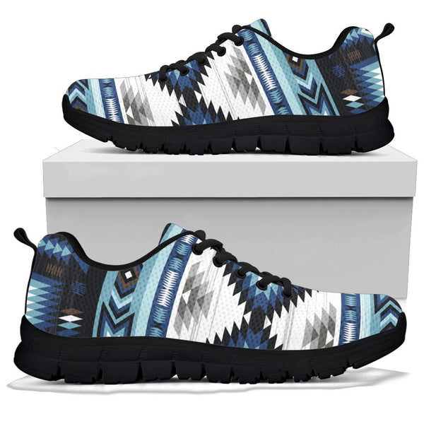 Blue Colors Pattern Sneaker - Image 4