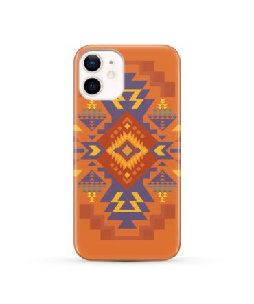 Orange Pattern Native Phone Case