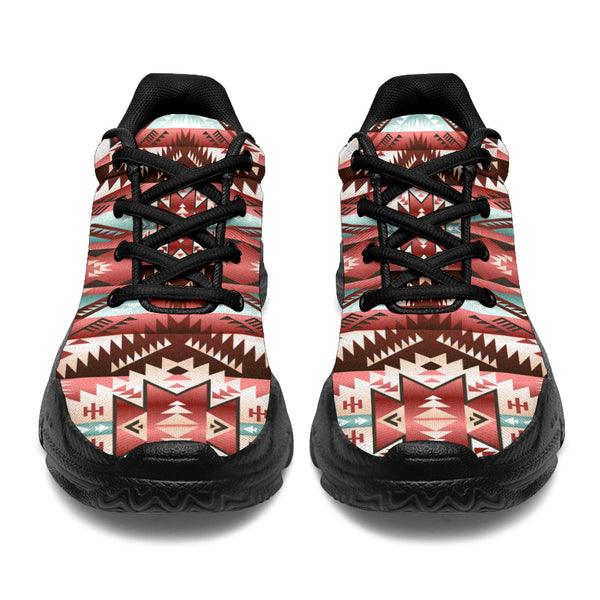 Red Vector Native Chunky Sneakers - Image 4
