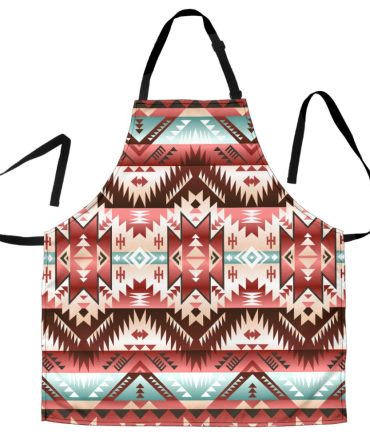 Red Vector Tribal Native Apron