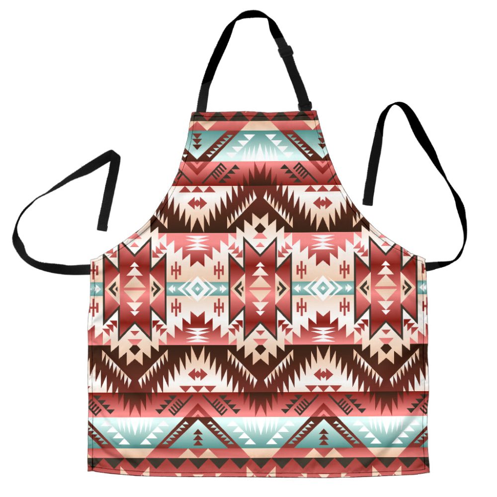Red Vector Tribal Native Apron