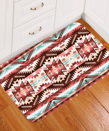 Red Vector Tribal Native Doormat