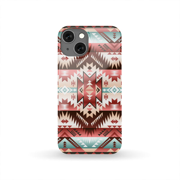 Red Vector Tribal Native Phone Case - Image 2