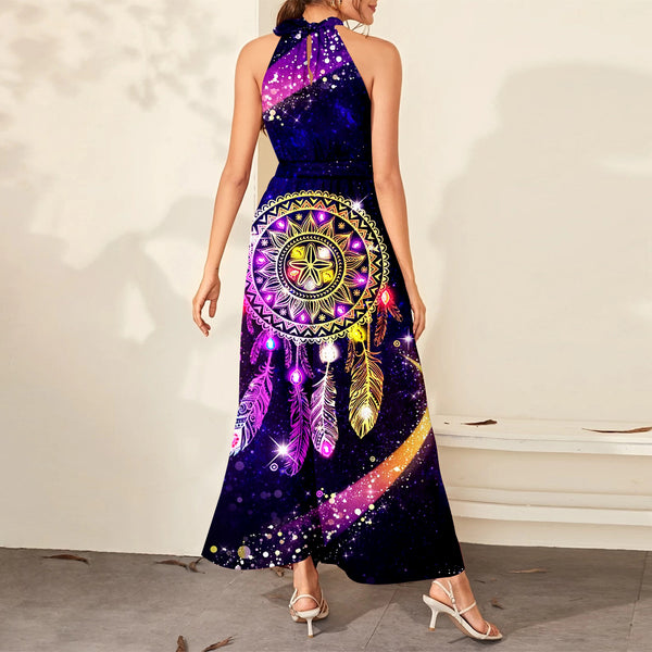Purple & Yellow Dress Maxi Ligation - Image 3