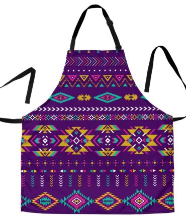 Purple Pattern Native Apron