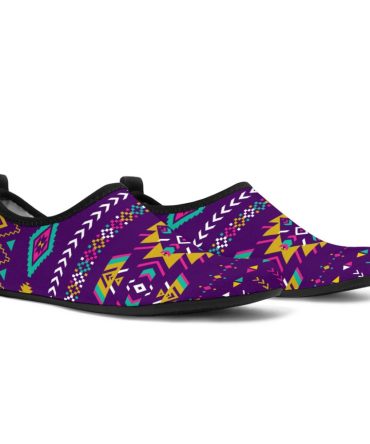Purple Pattern Native Aqua Shoes