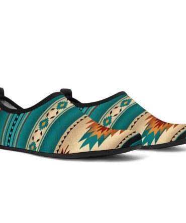 Blue Native Pattern Aqua Shoes