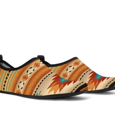Yellow Native Pattern Aqua Shoes