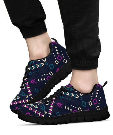 Dark Color Pattern Sneaker
