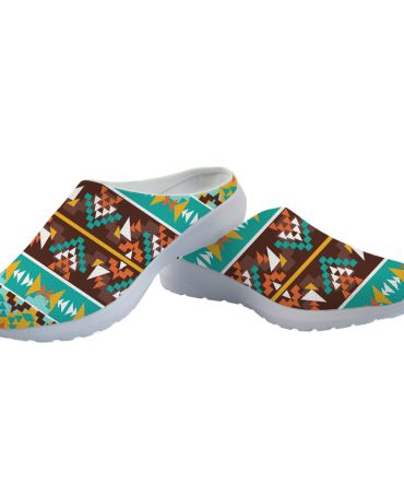 Seamless colorful Mesh Slippers