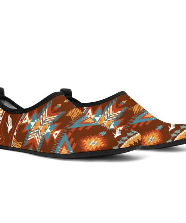 Pattern With Birds Aqua Shoes