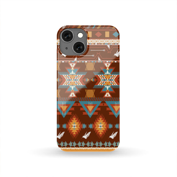 Pattern With Birds Phone Case - Image 2