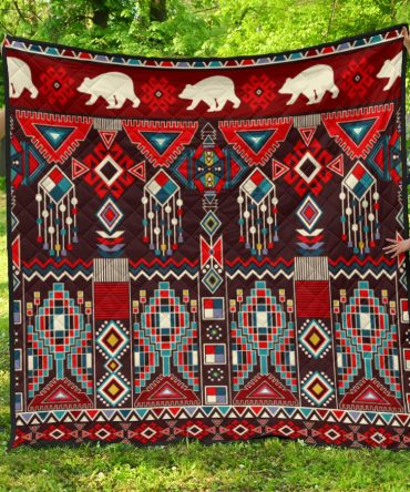 Feather Yellow Native Premium Quilt