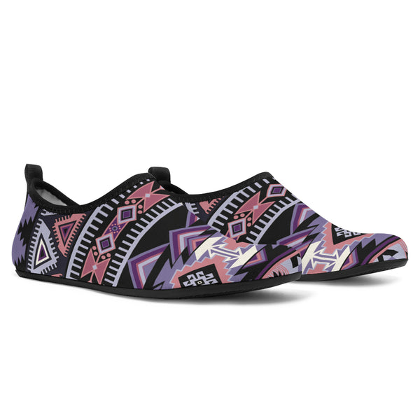 Ethnic Pattern Aqua Shoes - Image 2