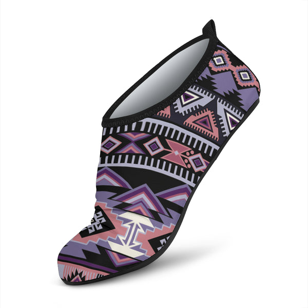 Ethnic Pattern Aqua Shoes - Image 3