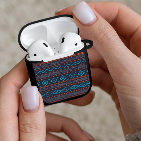 Seamless Ethnic Ornaments AirPods Case Cover - Image 4