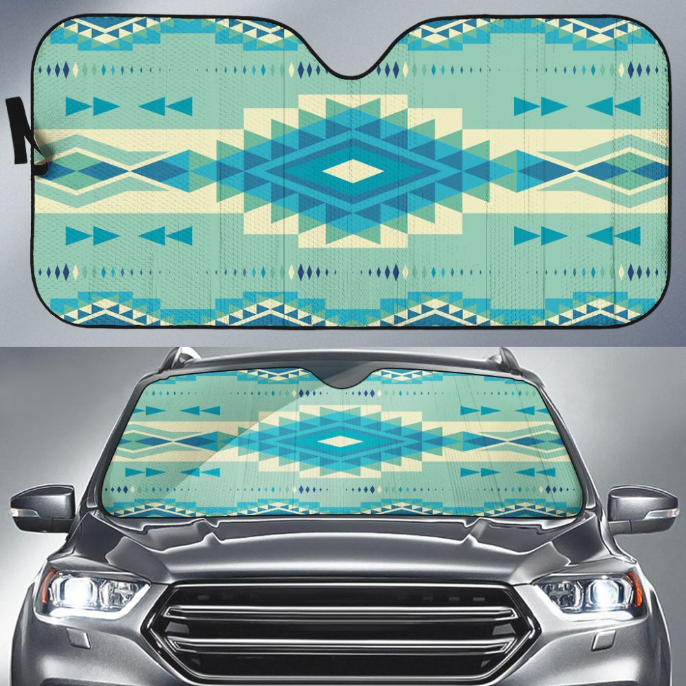 Pattern Ethnic Native Auto Sun Shades