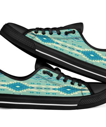 Pattern Ethnic Native Low Top Canvas Shoe