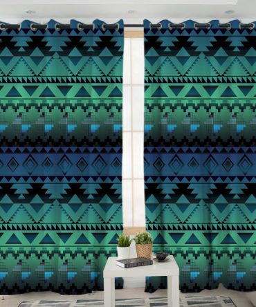 Pattern Ethnic Native Living Room Curtain