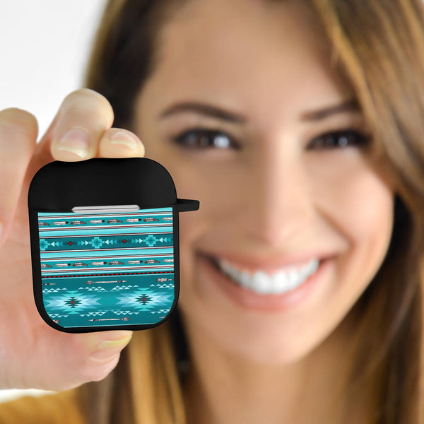 Blue Light Pattern AirPods Case Cover - Image 3