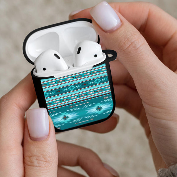 Blue Light Pattern AirPods Case Cover - Image 4