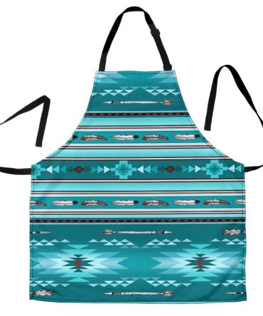 Blue Light Pattern Apron