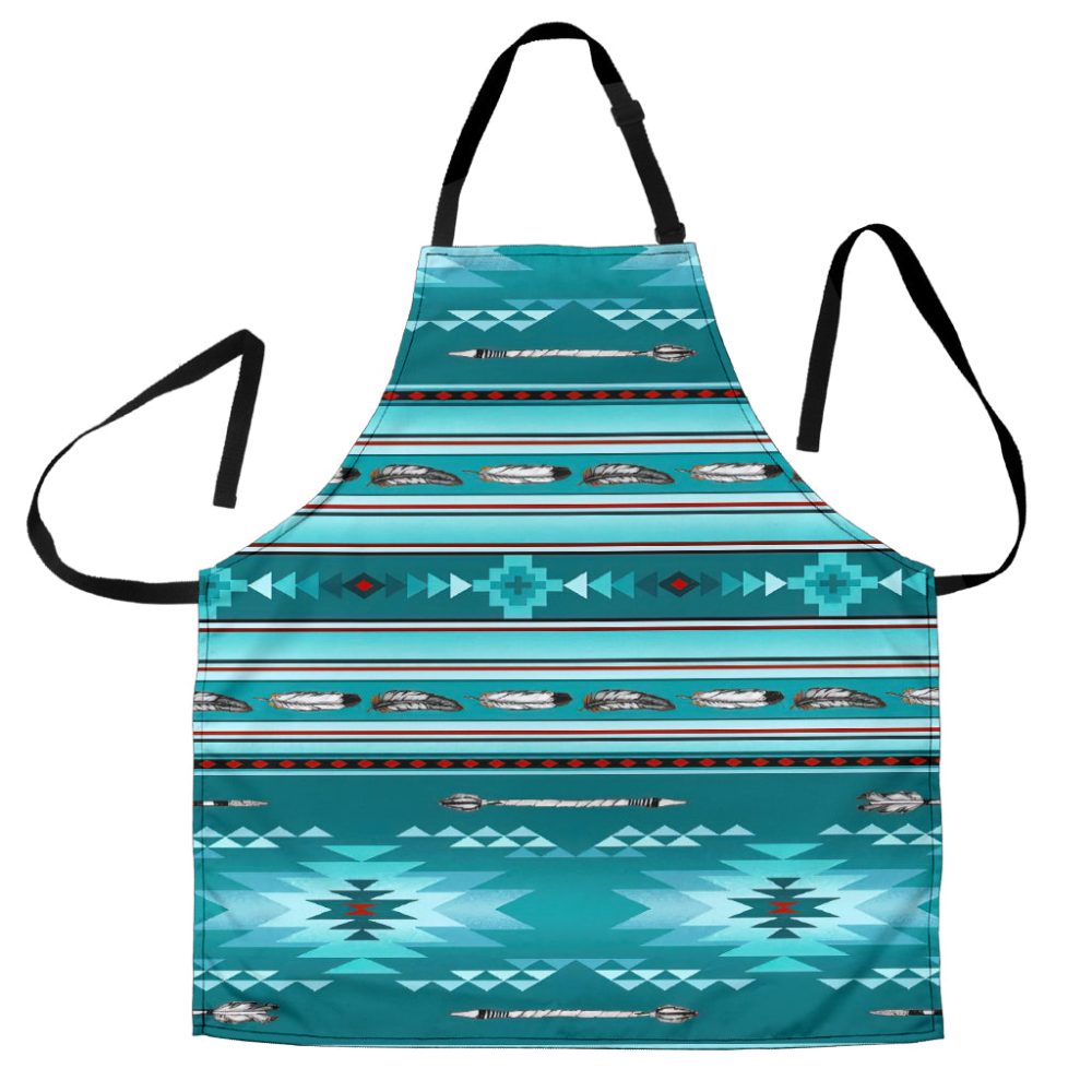 Blue Light Pattern Apron