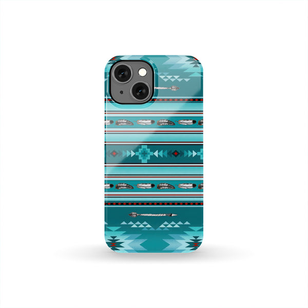 Blue Light Pattern Phone Case - Image 3