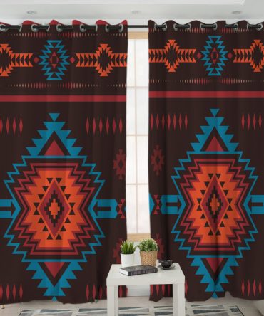 Navajo Seamless Pattern Living Room Curtain
