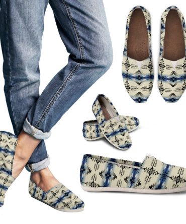 Seamless Geometric Pattern Casual Shoes