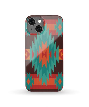 Red Geometric Pattern Phone Case