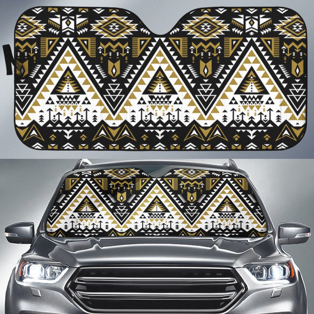 Retro Color Tribal Auto Sun Shades