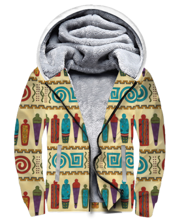 Pattern Girl Native Light3D Fleece Hoodie