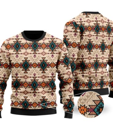 Retro Color Tribals Sweater