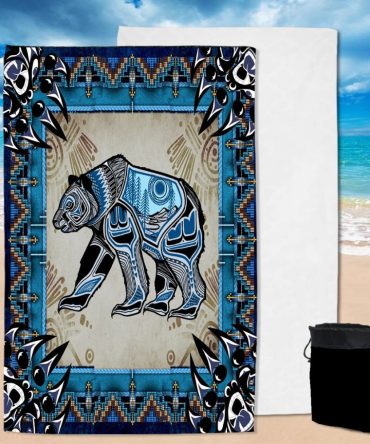 Bear Symbol Native Pool Beach Towel