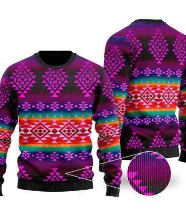 Pattern Native Tribals Sweater 3D