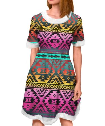 Pattern Native Women's Adult Christmas Dress