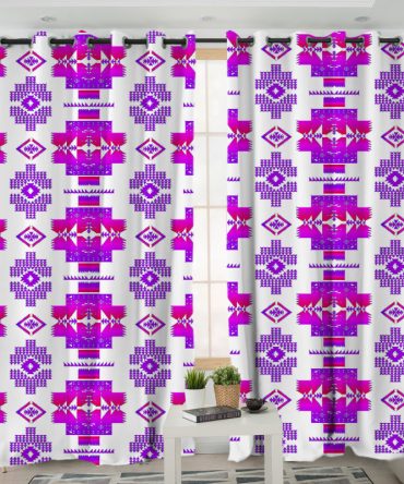 Pattern Native American Living Room Curtain