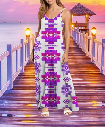 Tribe Design Native American Maxi Dress