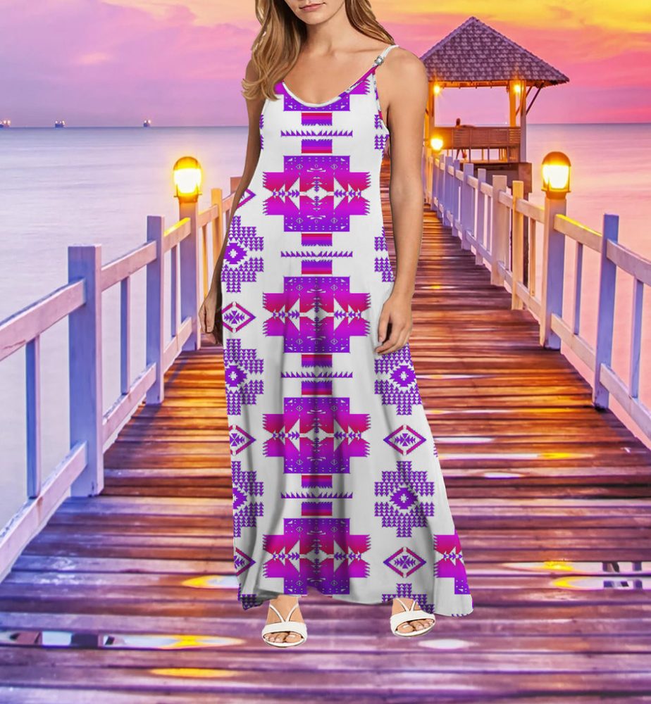 Tribe Design Native American Maxi Dress