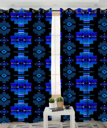 Pattern Native American Living Room Curtain