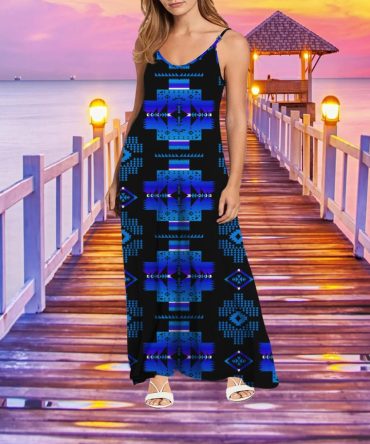Tribe Design Native American Maxi Dress
