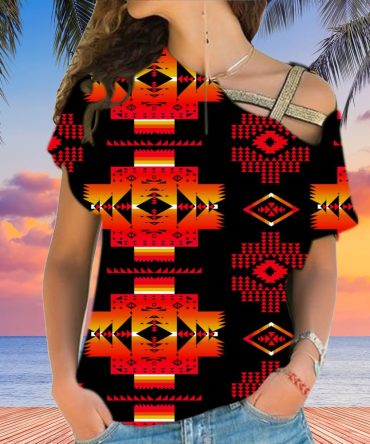 Native American Cross Shoulder Shirt
