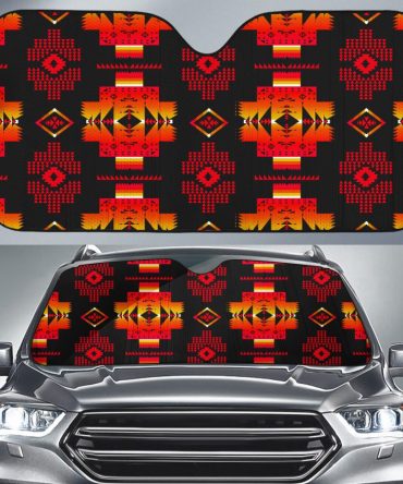 Native American Design Auto Sun Shades