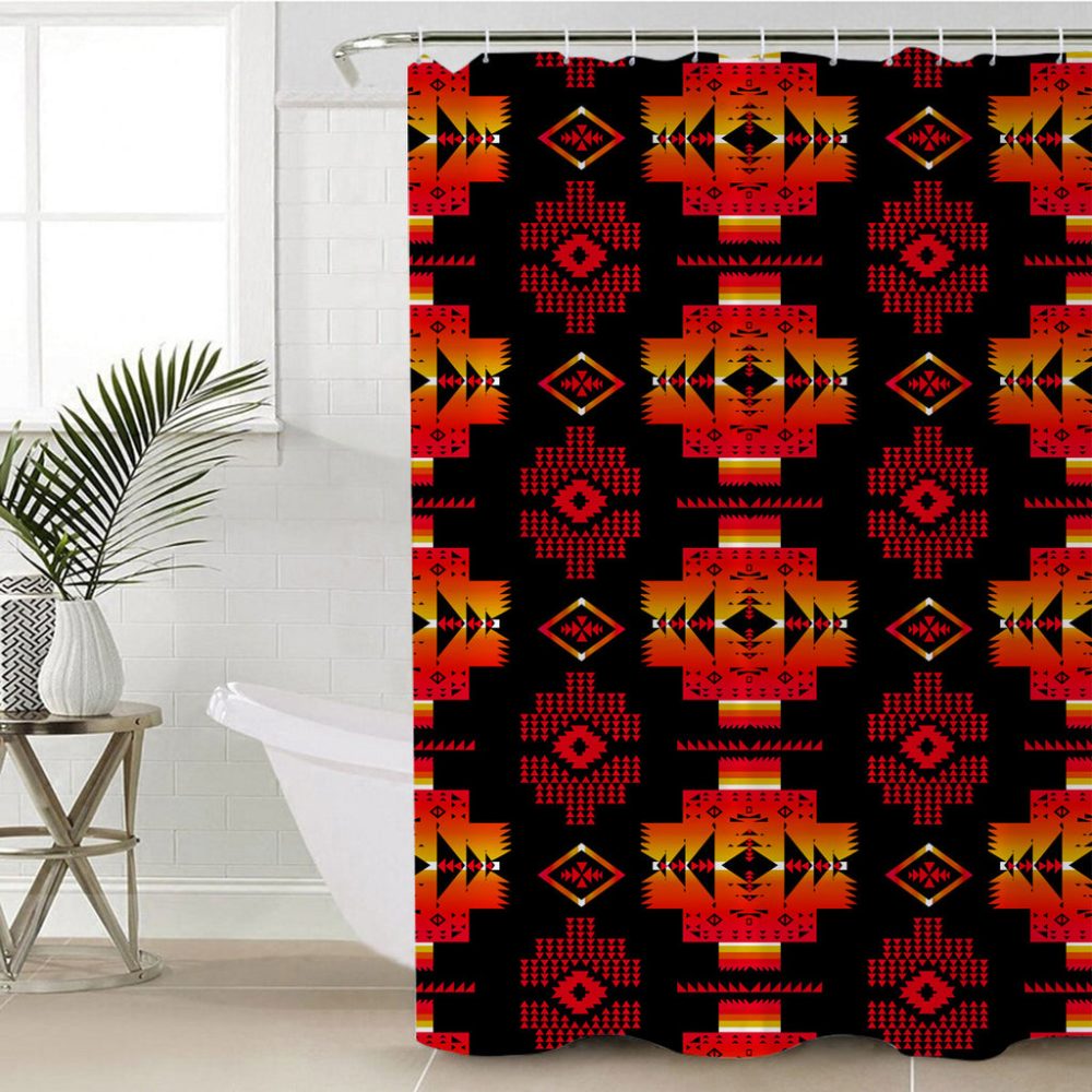 Native Pattern Shower Curtain