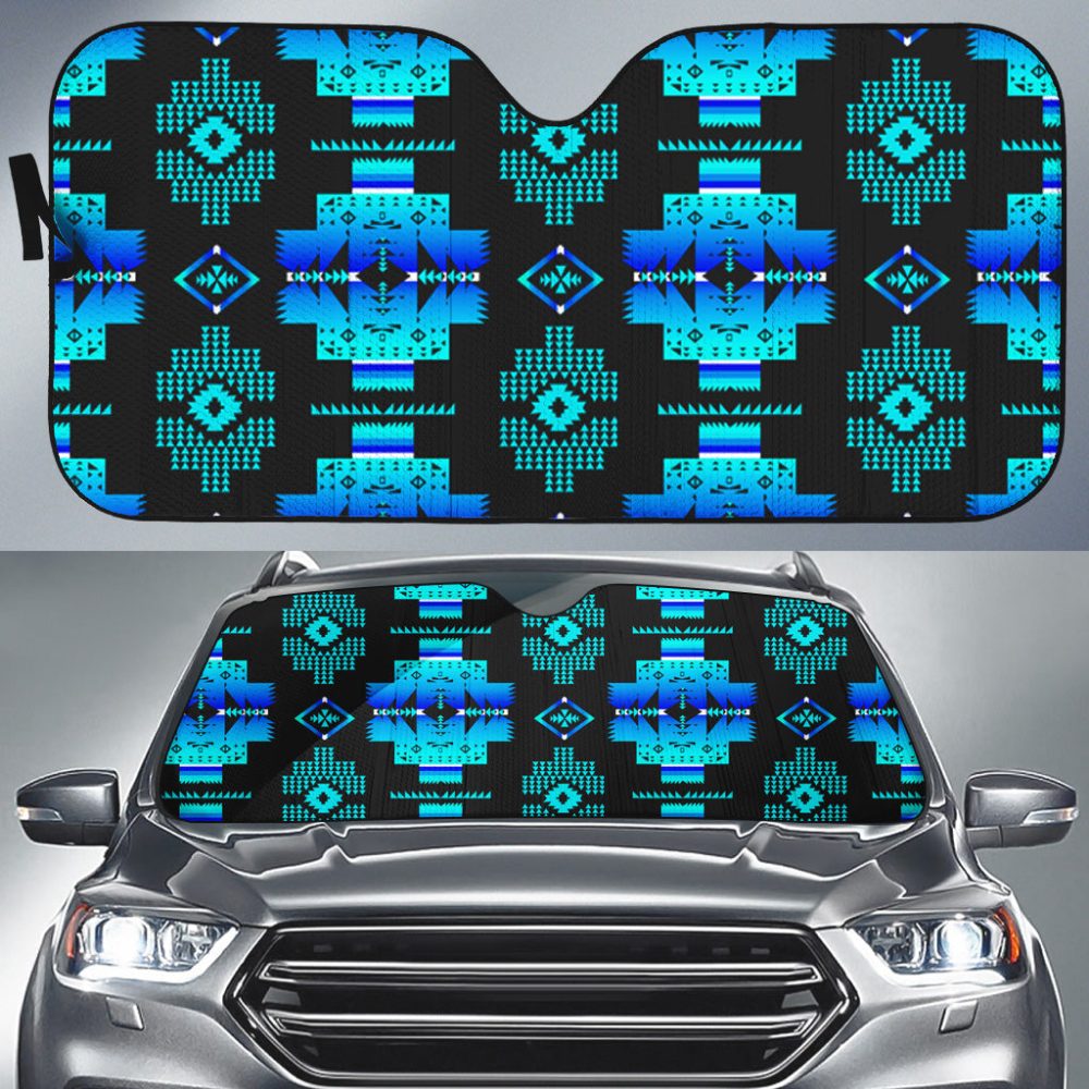 Native American Design Auto Sun Shades