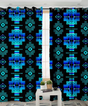 Pattern Native American Living Room Curtain