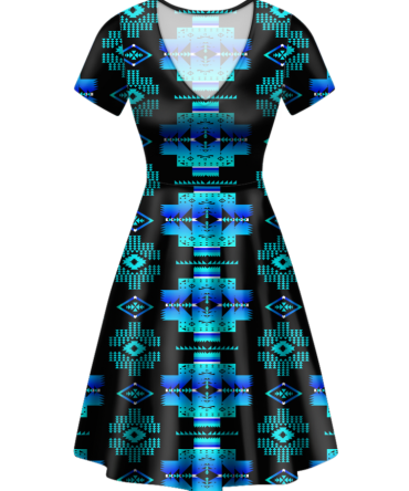 Pattern Native V-Neck Dress